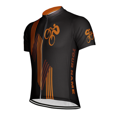 Customized Bike Lines Men's Cycling Jersey Short Sleeve