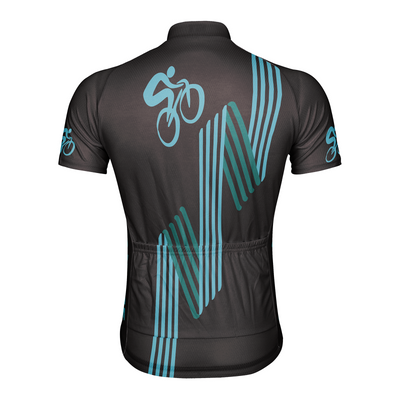Customized Bike Lines Men's Cycling Jersey Short Sleeve