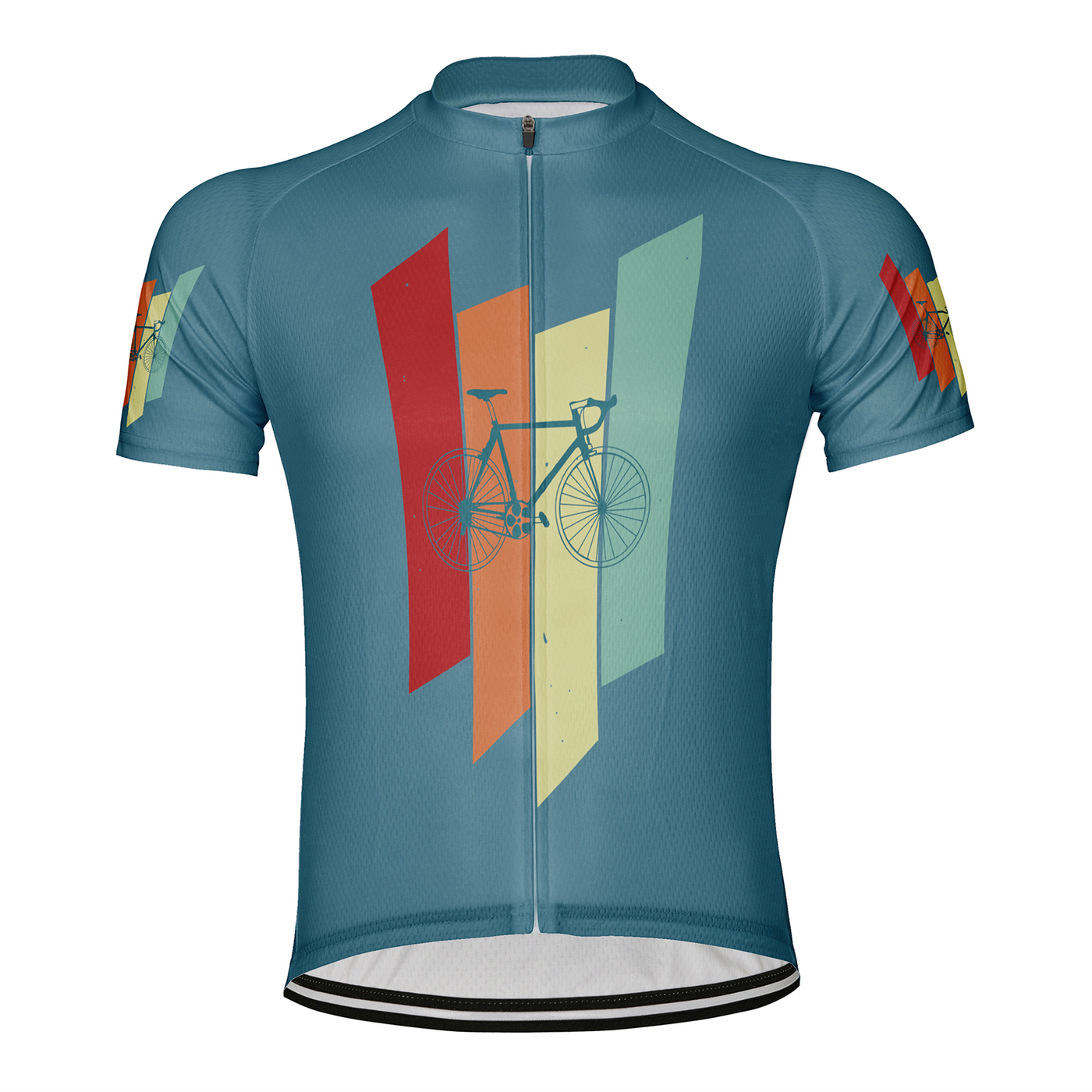 Customized Cycle Colors Men's Cycling Jersey Short Sleeve