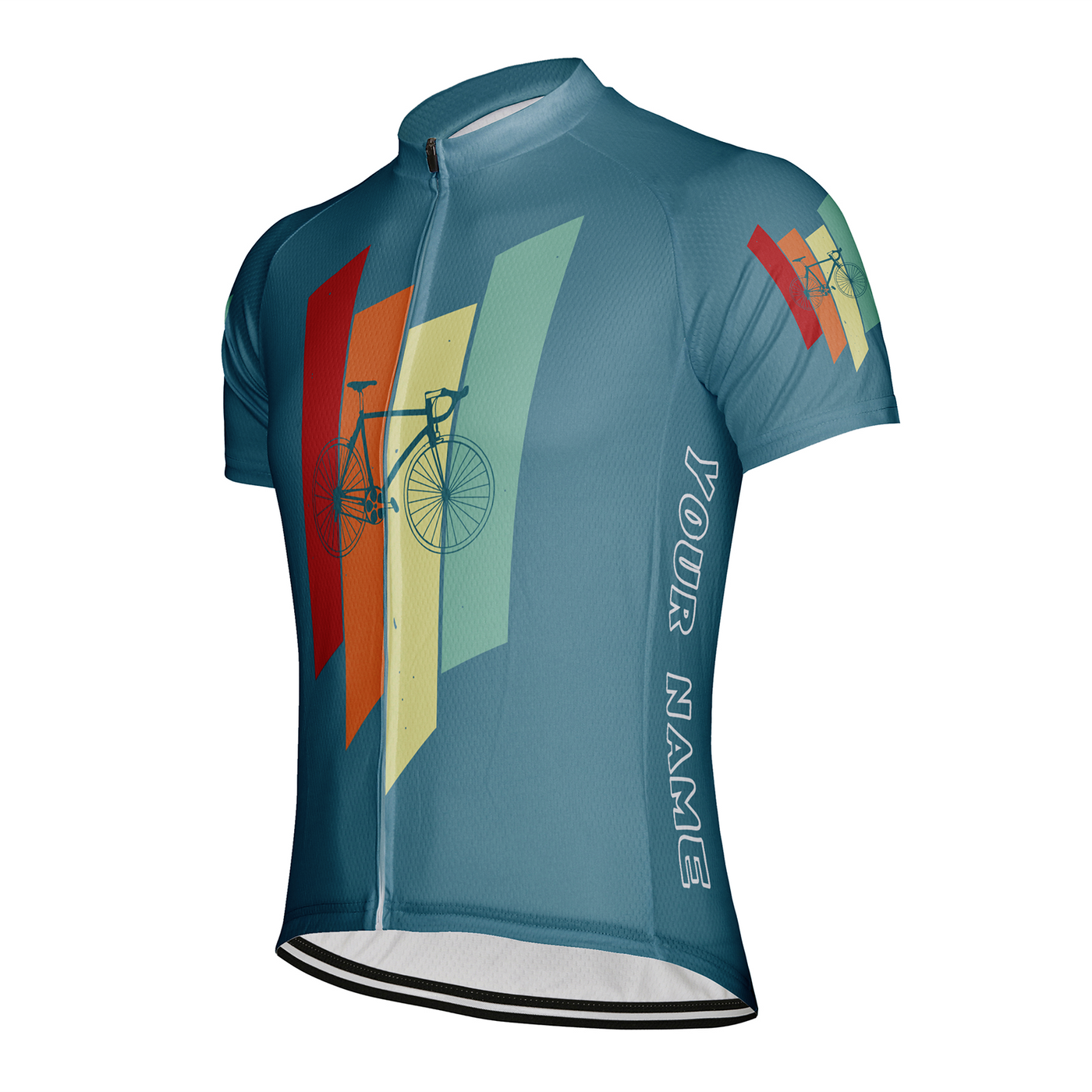Customized Cycle Colors Men's Cycling Jersey Short Sleeve