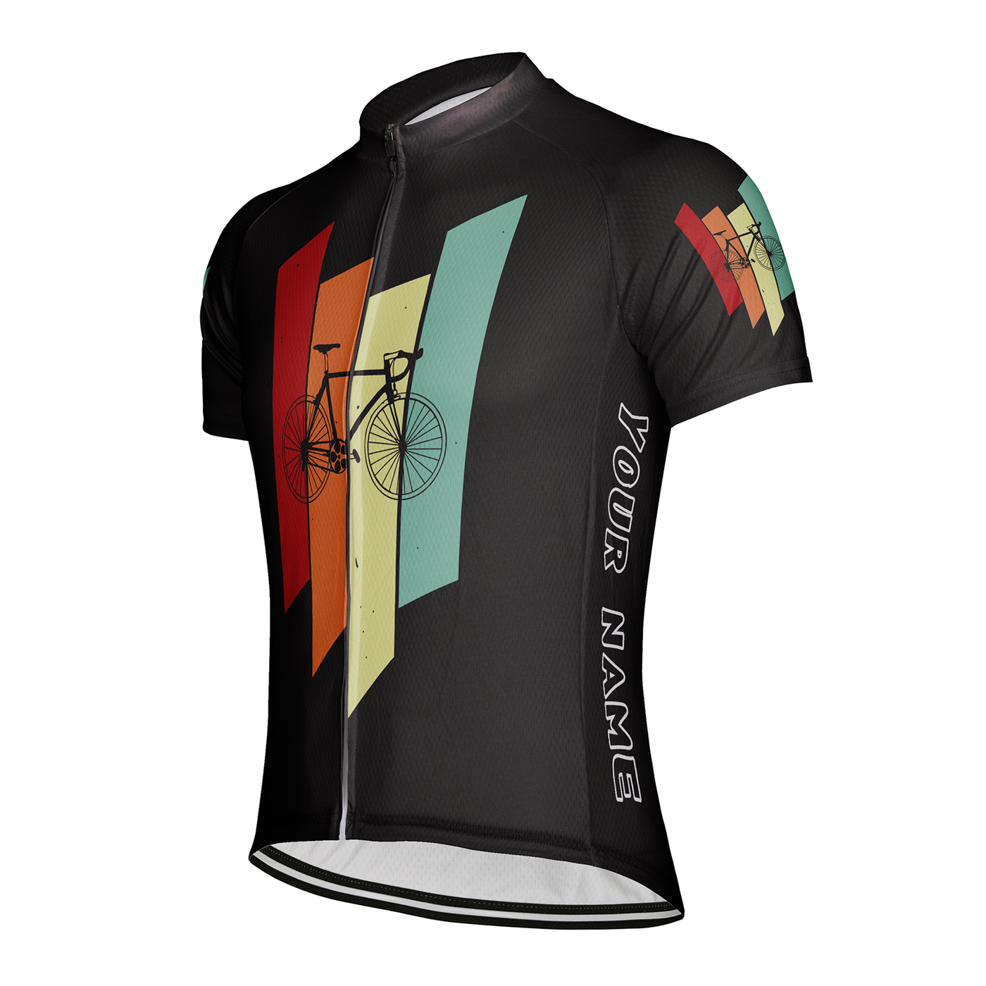 Customized Cycle Colors Men's Cycling Jersey Short Sleeve