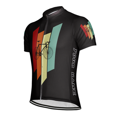 Customized Cycle Colors Men's Cycling Jersey Short Sleeve