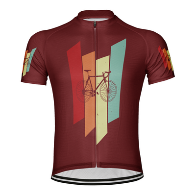 Customized Cycle Colors Men's Cycling Jersey Short Sleeve