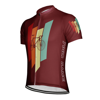 Customized Cycle Colors Men's Cycling Jersey Short Sleeve