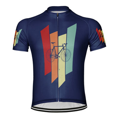 Customized Cycle Colors Men's Cycling Jersey Short Sleeve