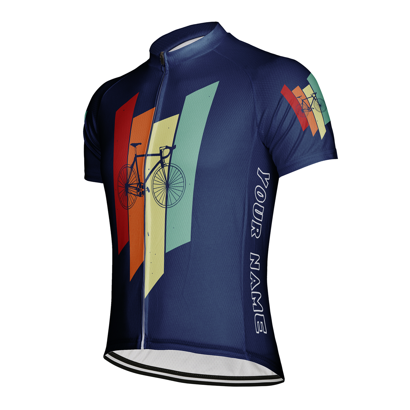 Customized Cycle Colors Men's Cycling Jersey Short Sleeve