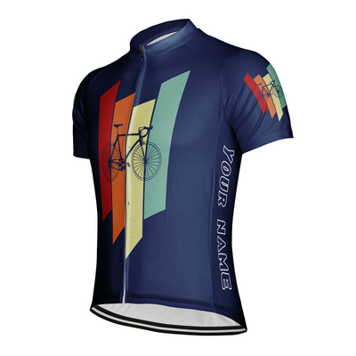 Customized Cycle Colors Men's Cycling Jersey Short Sleeve
