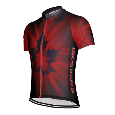 Customized Canada Men's Cycling Jersey Short Sleeve