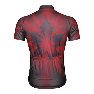 Customized Canada Men's Cycling Jersey Short Sleeve