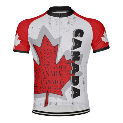 Customized Canada Men's Cycling Jersey Short Sleeve