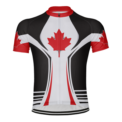 Customized Canada Men's Cycling Jersey Short Sleeve