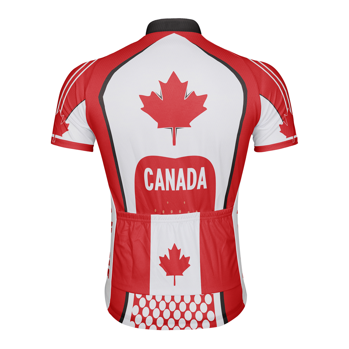 Customized Canada Men's Cycling Jersey Short Sleeve