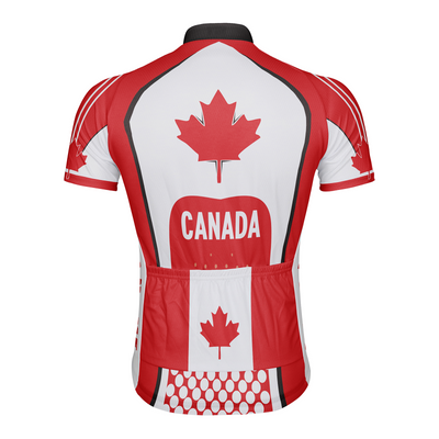 Customized Canada Men's Cycling Jersey Short Sleeve