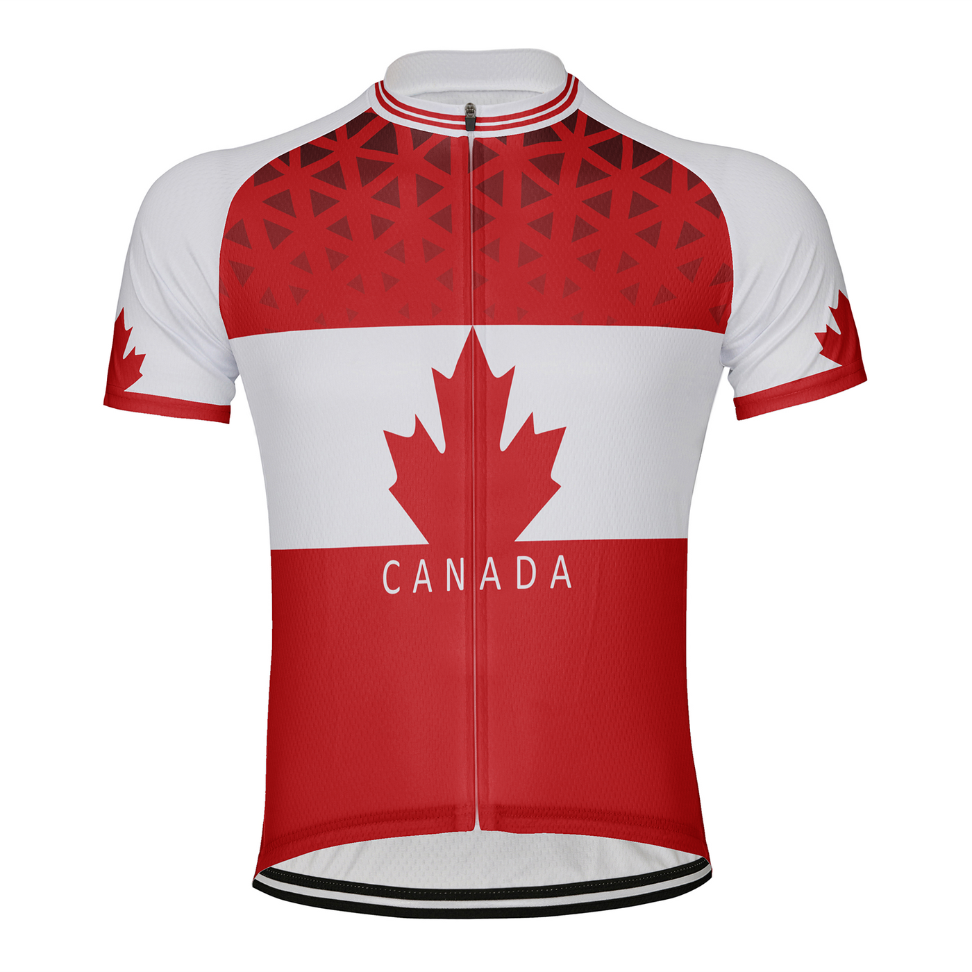 Customized Canada Men's Cycling Jersey Short Sleeve