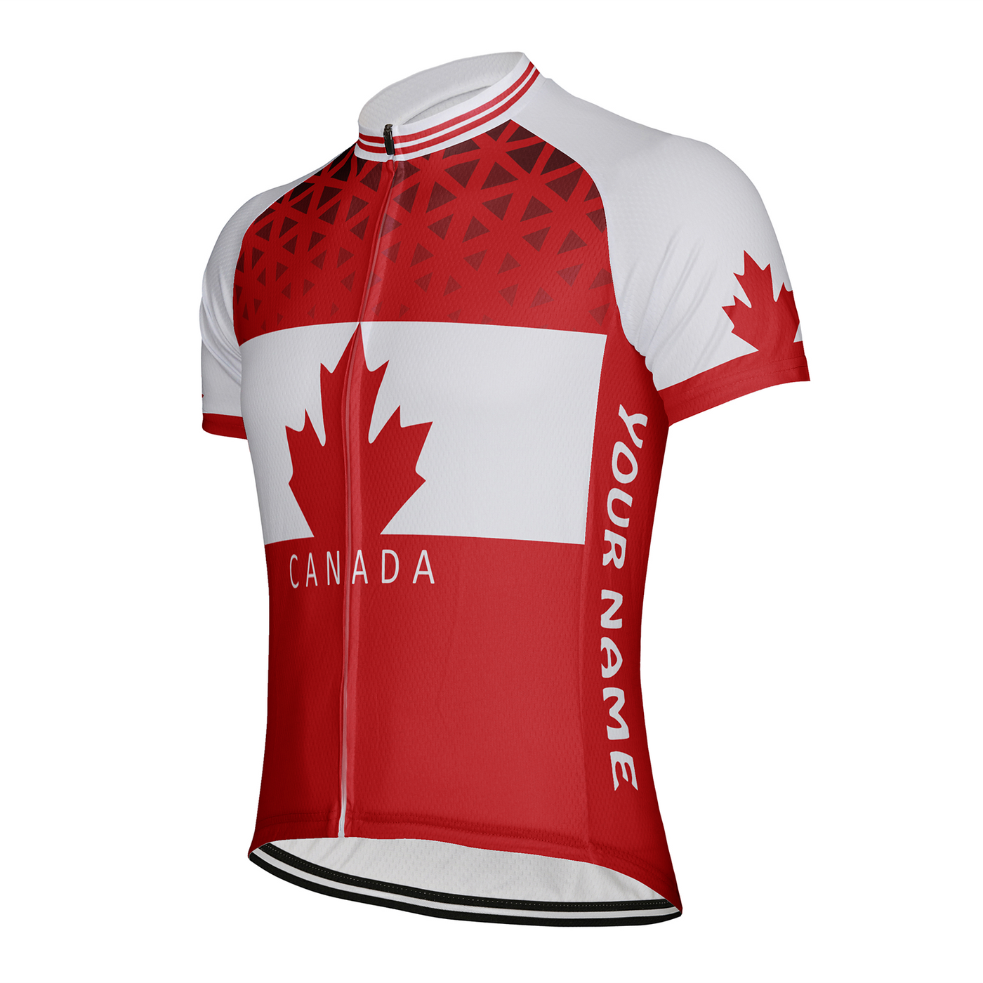Customized Canada Men's Cycling Jersey Short Sleeve