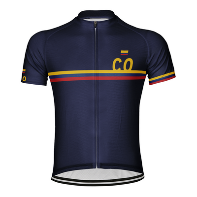 Customized Colombia Men's Cycling Jersey Short Sleeve