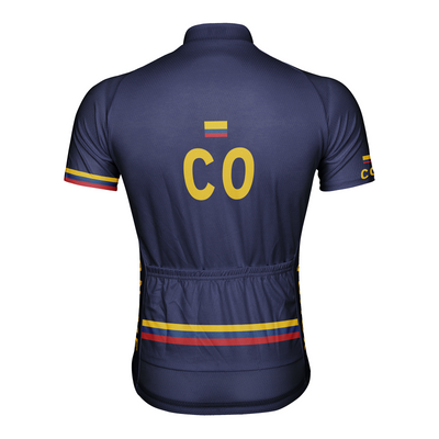 Customized Colombia Men's Cycling Jersey Short Sleeve
