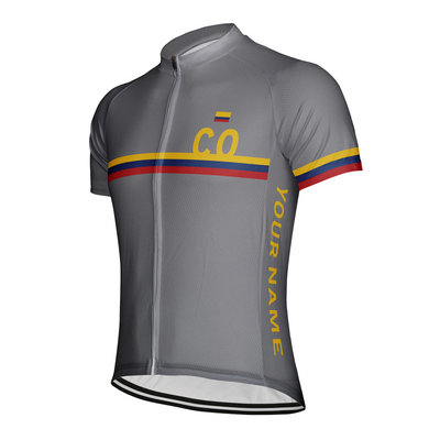 Customized Colombia Men's Cycling Jersey Short Sleeve