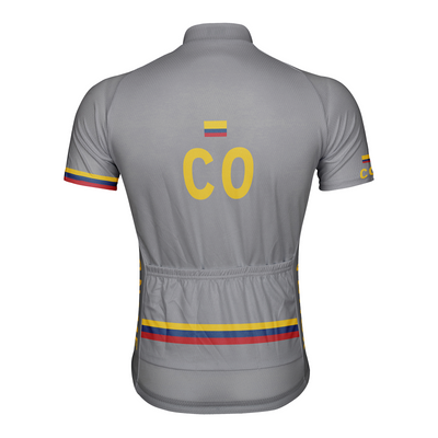 Customized Colombia Men's Cycling Jersey Short Sleeve