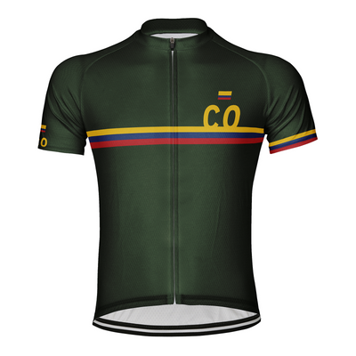 Customized Colombia Men's Cycling Jersey Short Sleeve