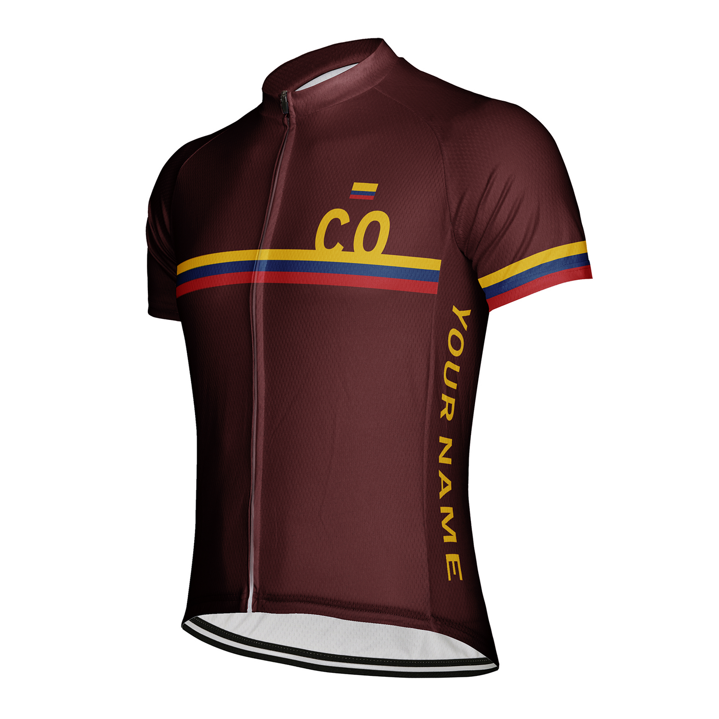 Customized Colombia Men's Cycling Jersey Short Sleeve