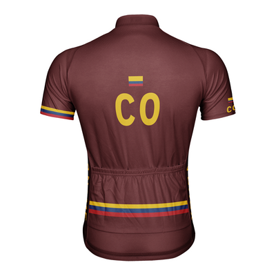 Customized Colombia Men's Cycling Jersey Short Sleeve