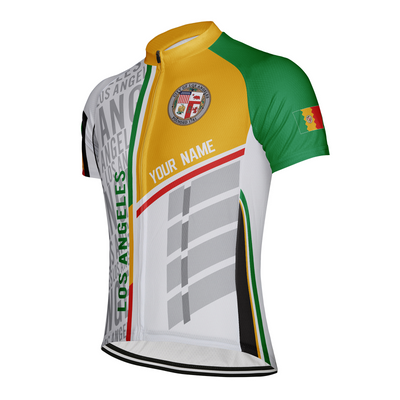 Customized Los Angeles Men's Cycling Jersey Short Sleeve