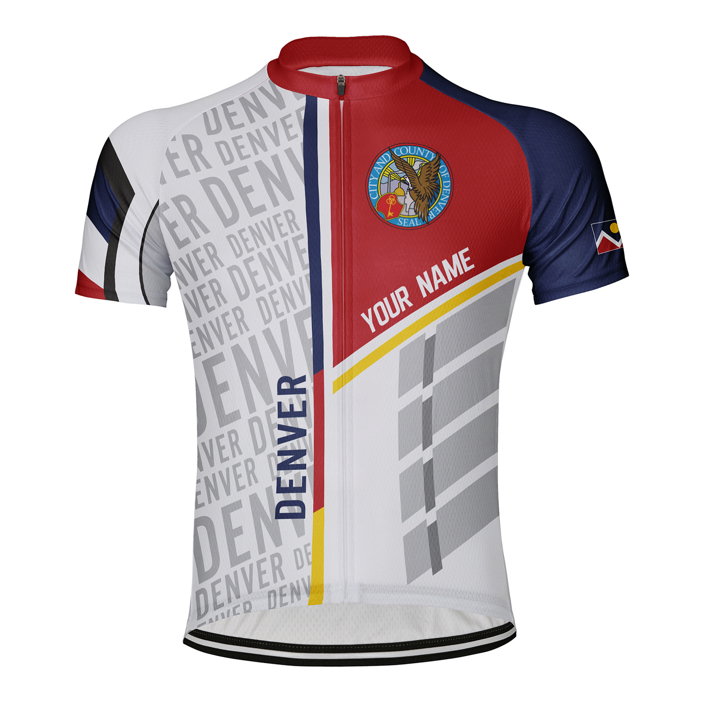 Customized Denver Men's Cycling Jersey Short Sleeve