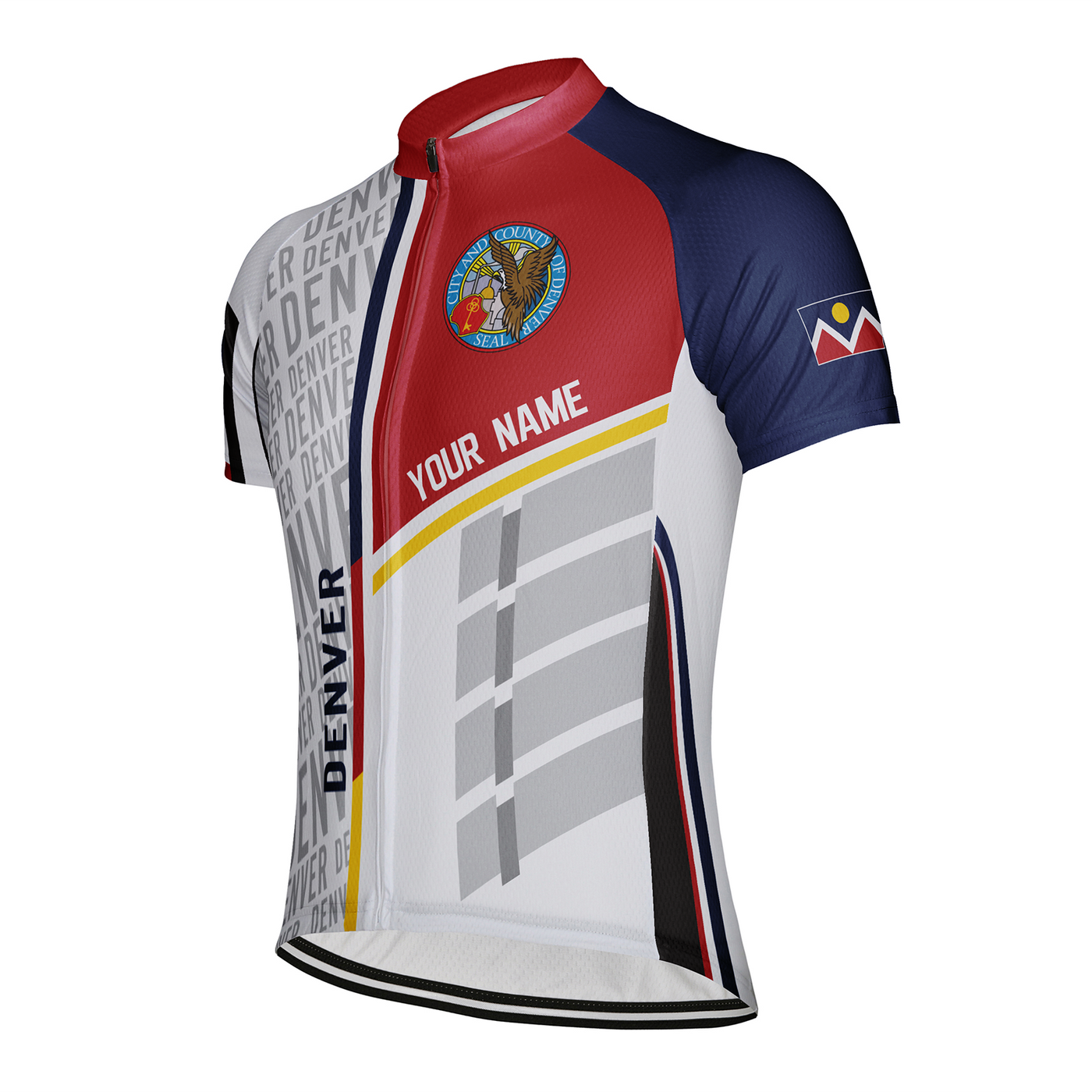 Customized Denver Men's Cycling Jersey Short Sleeve