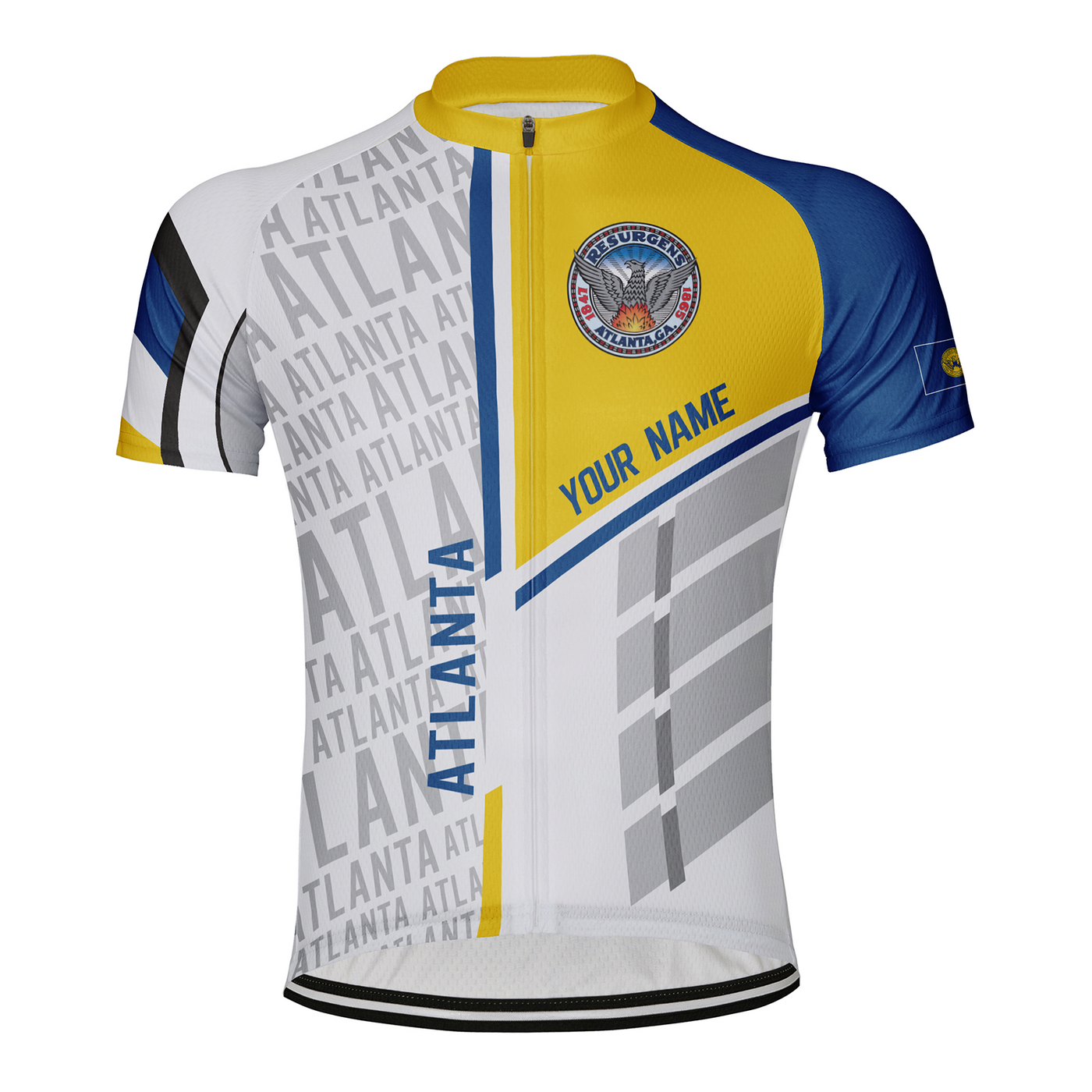 Customized Atlanta Men's Cycling Jersey Short Sleeve