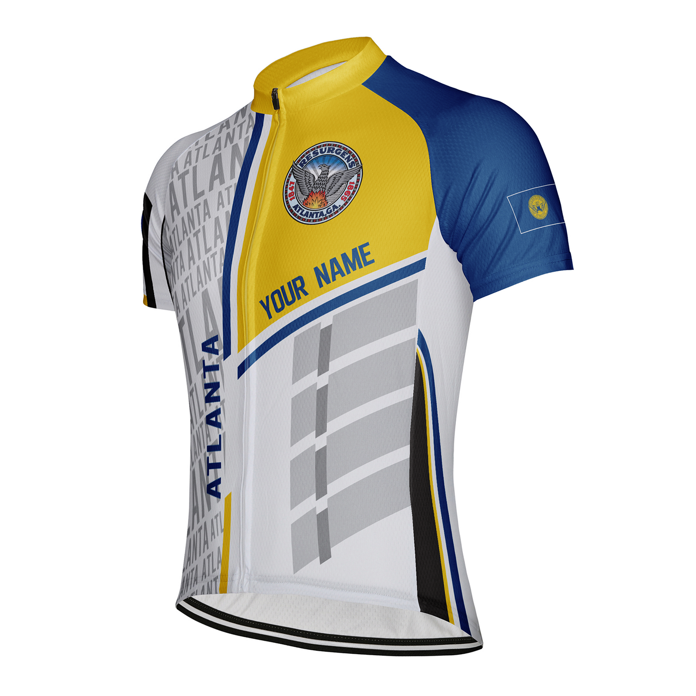 Customized Atlanta Men's Cycling Jersey Short Sleeve