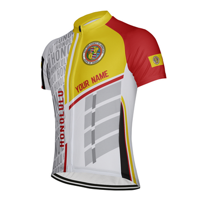 Customized Honolulu Men's Cycling Jersey Short Sleeve