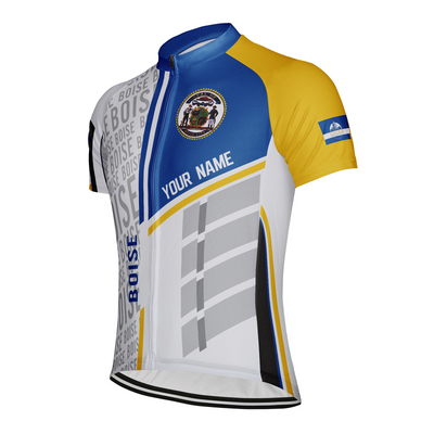 Customized Boise Men's Cycling Jersey Short Sleeve