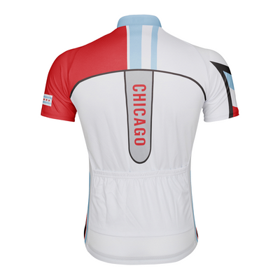 Customized Chicago Men's Cycling Jersey Short Sleeve