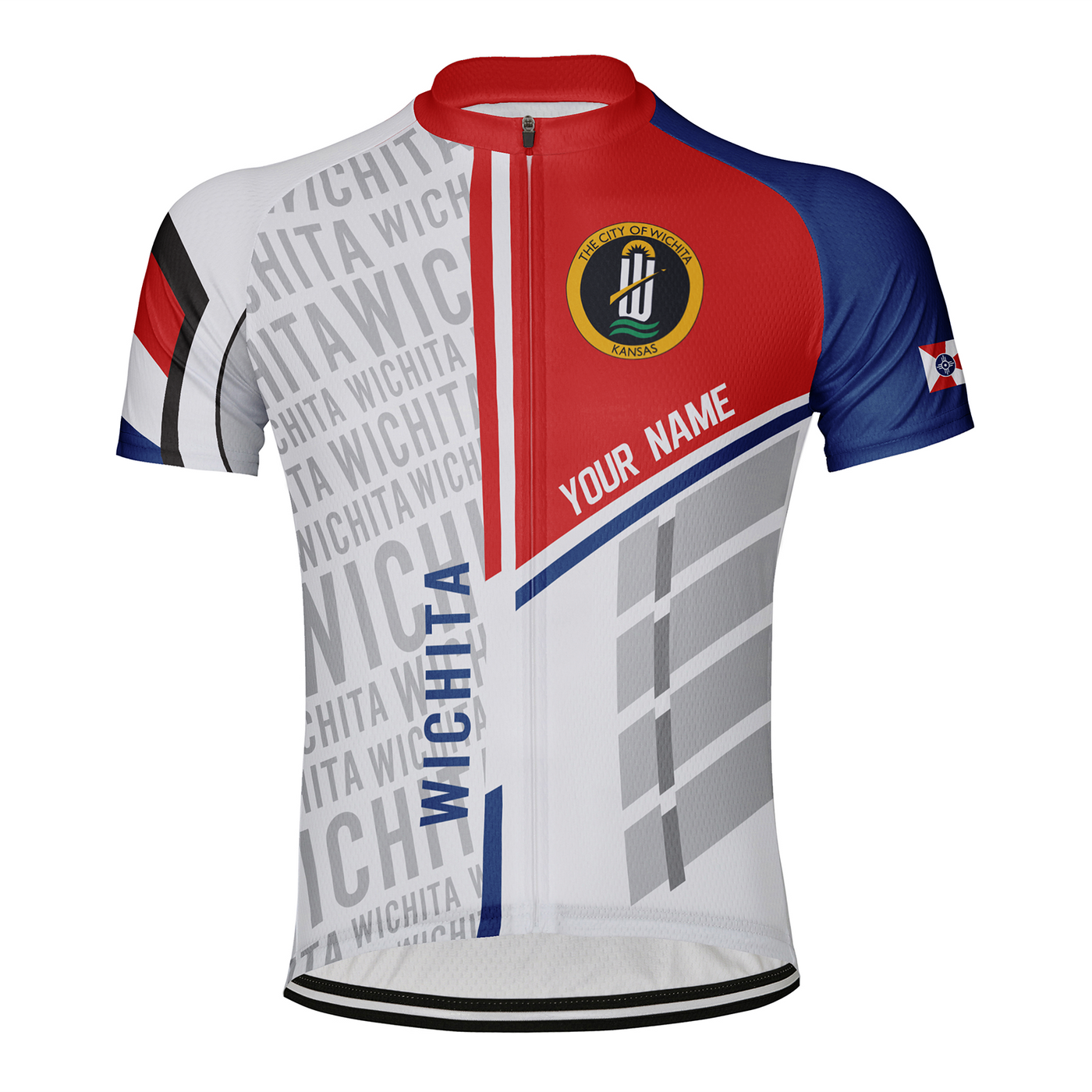 Customized Wichita Men's Cycling Jersey Short Sleeve