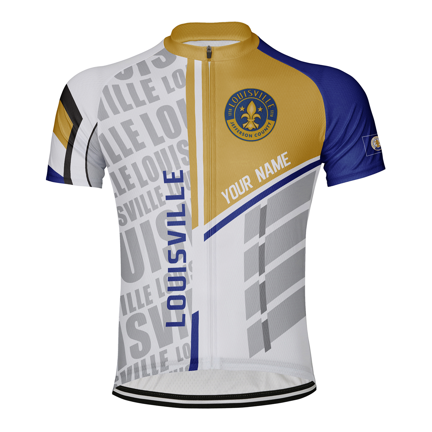 Customized Louisville Men's Cycling Jersey Short Sleeve