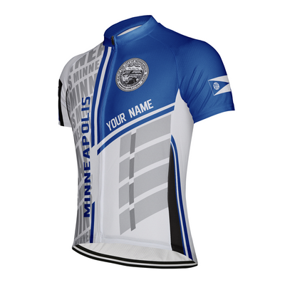 Customized Minneapolis Men's Cycling Jersey Short Sleeve