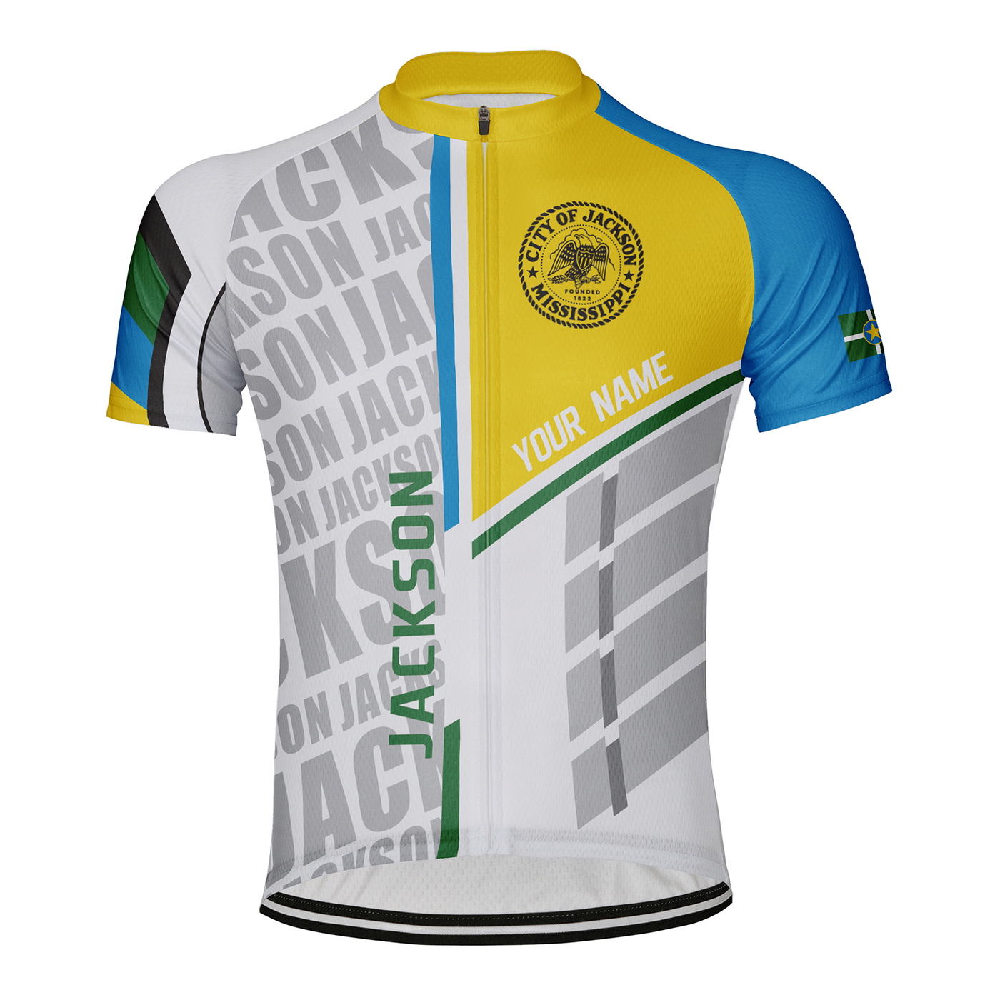 Customized Jackson Men's Cycling Jersey Short Sleeve