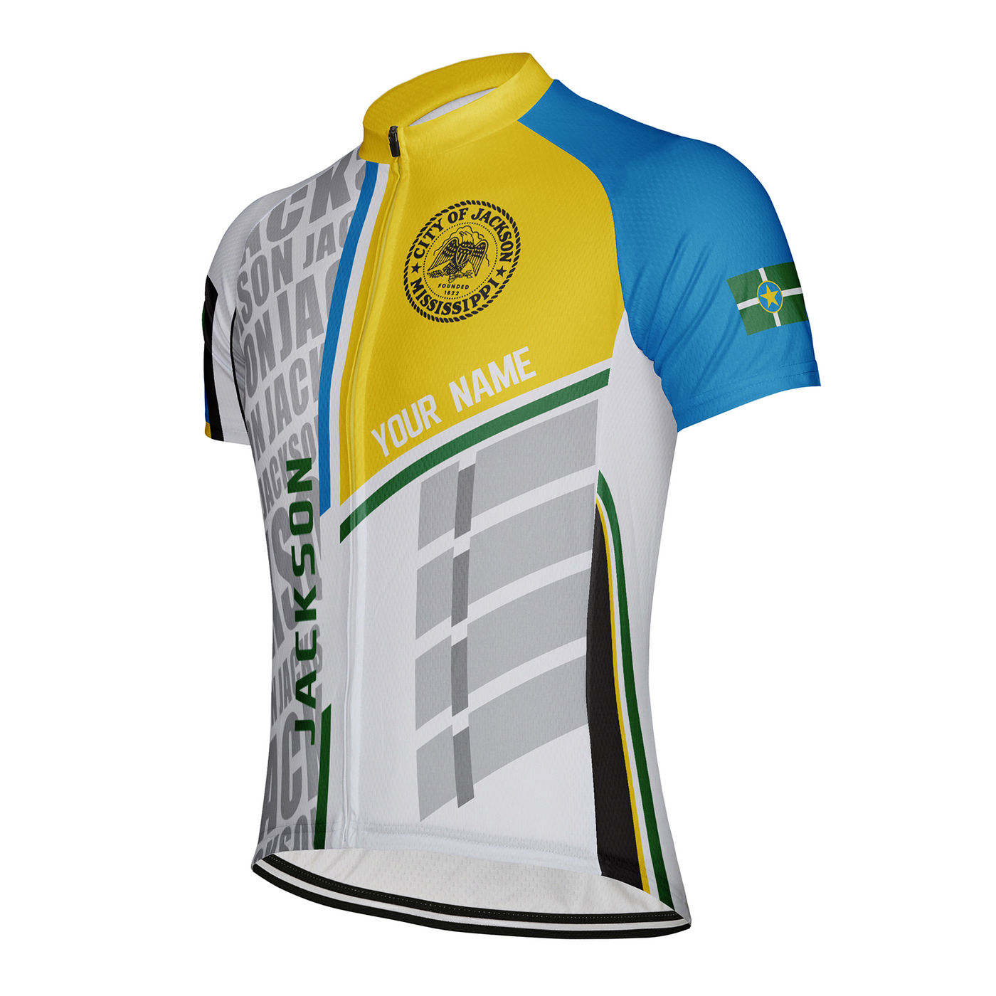 Customized Jackson Men's Cycling Jersey Short Sleeve