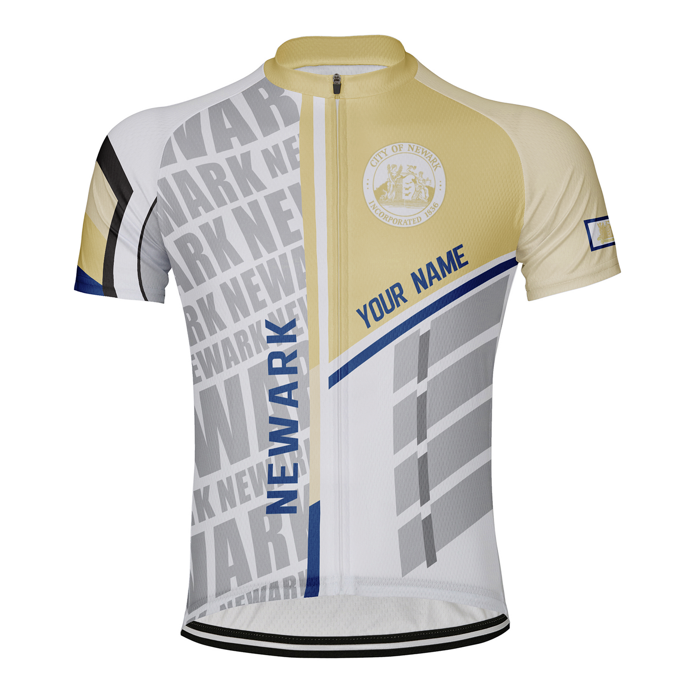 Customized Newark Men's Cycling Jersey Short Sleeve
