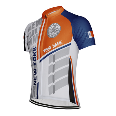 Customized New York Men's Cycling Jersey Short Sleeve