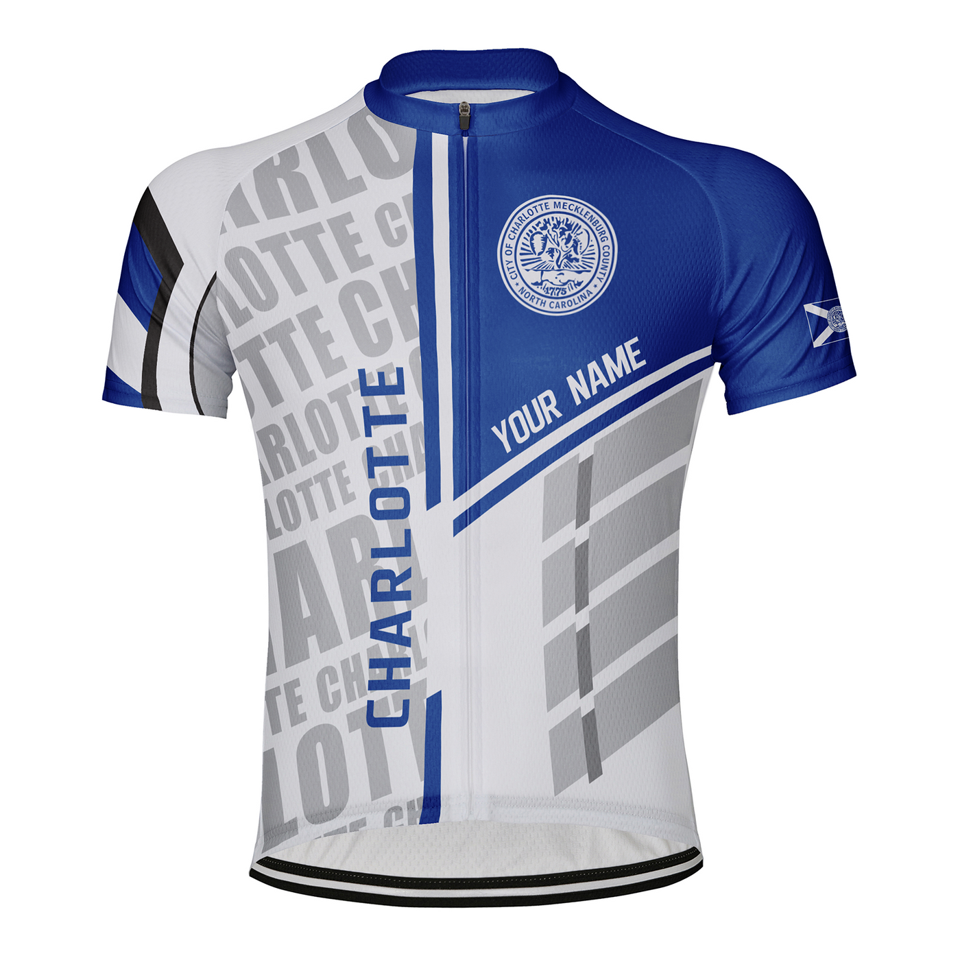 Customized Charlotte Men's Cycling Jersey Short Sleeve