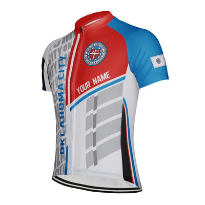Customized Oklahoma City Men's Cycling Jersey Short Sleeve
