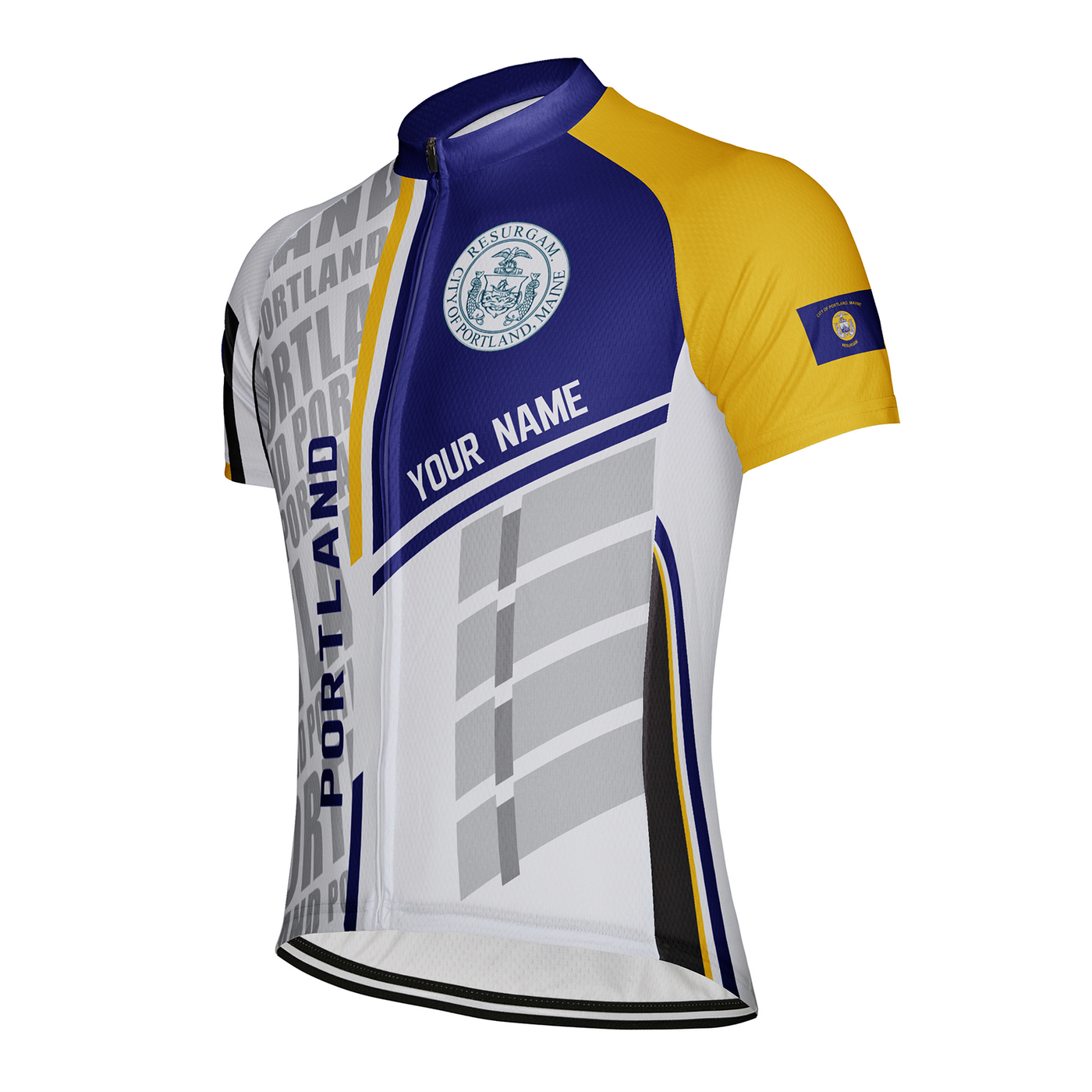 Customized Portland Men's Cycling Jersey Short Sleeve