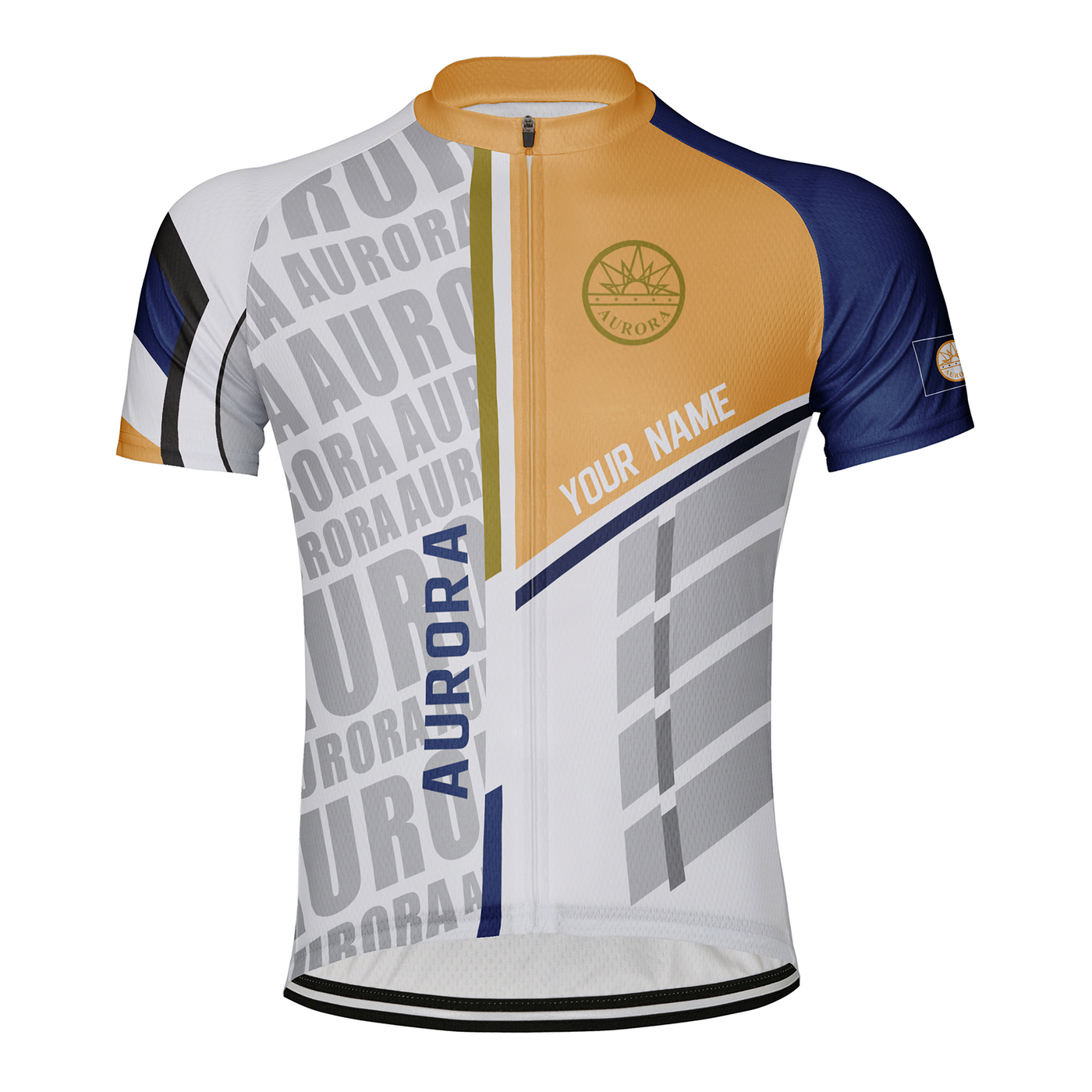 Customized Aurora Men's Cycling Jersey Short Sleeve