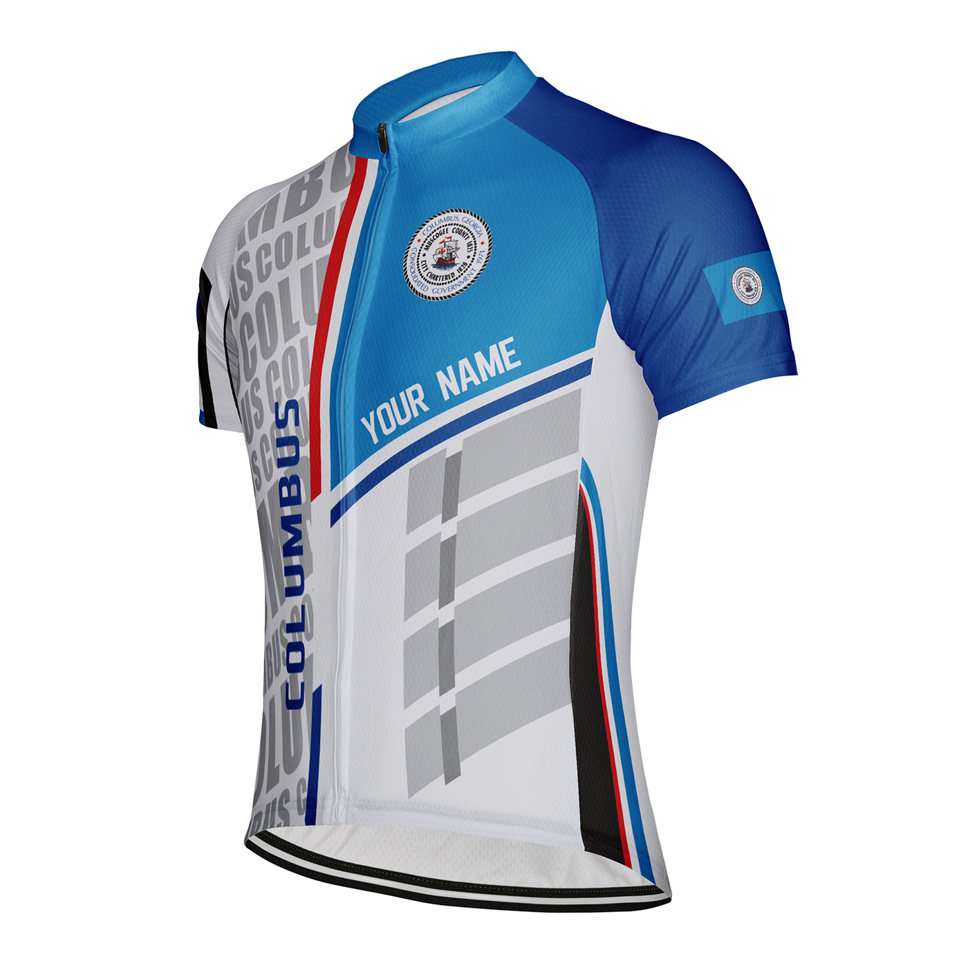Customized Columbus Men's Cycling Jersey Short Sleeve