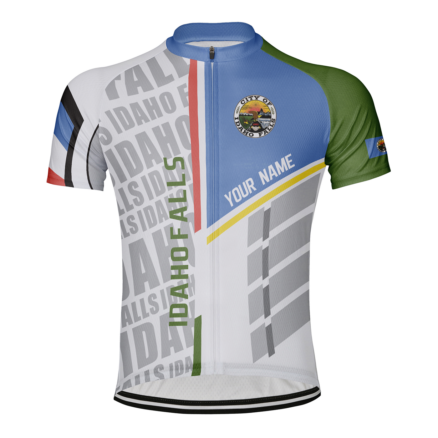 Customized Idaho Falls Men's Cycling Jersey Short Sleeve