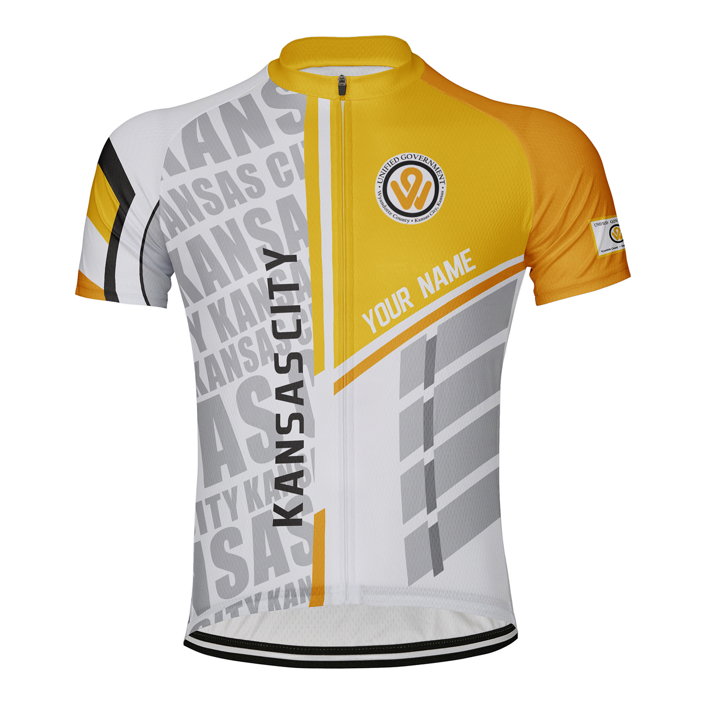 Customized Kansas City Men's Cycling Jersey Short Sleeve