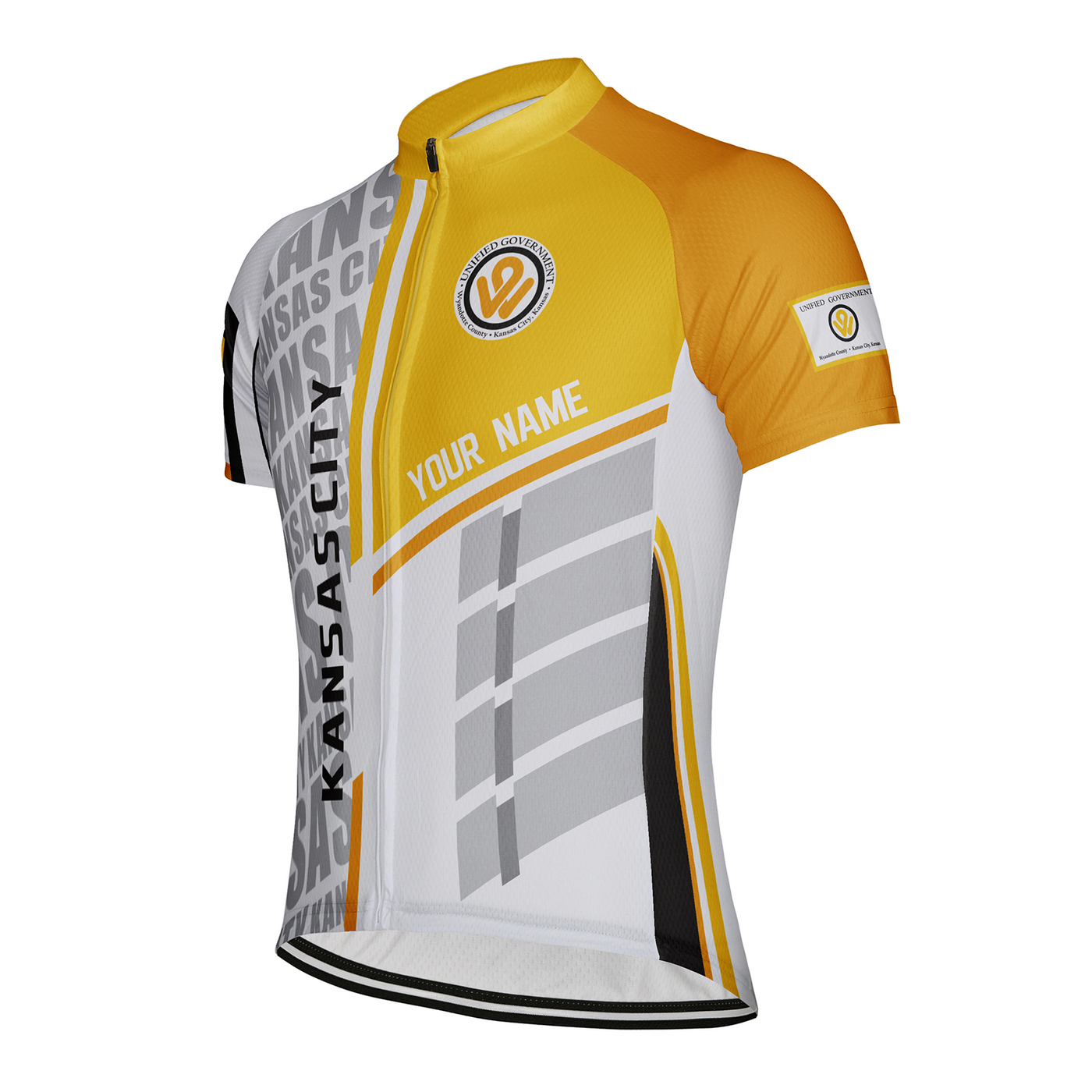 Customized Kansas City Men's Cycling Jersey Short Sleeve