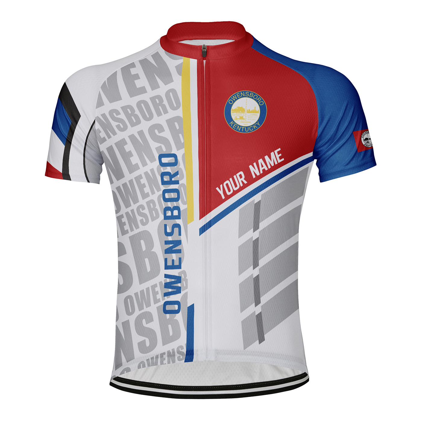 Customized Owensboro Men's Cycling Jersey Short Sleeve